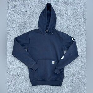 Carhartt Loose Fit Heavyweight Spellout Hooded Sweatshirt * Read